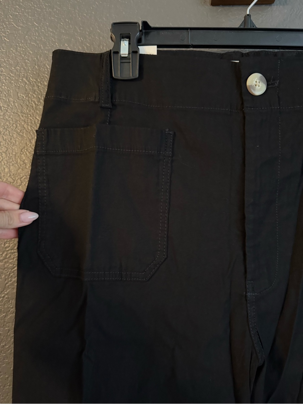MAEVE • NWT the Colette high rise wide leg crop pants Size 32 magic fabric - Picture 6 of 12